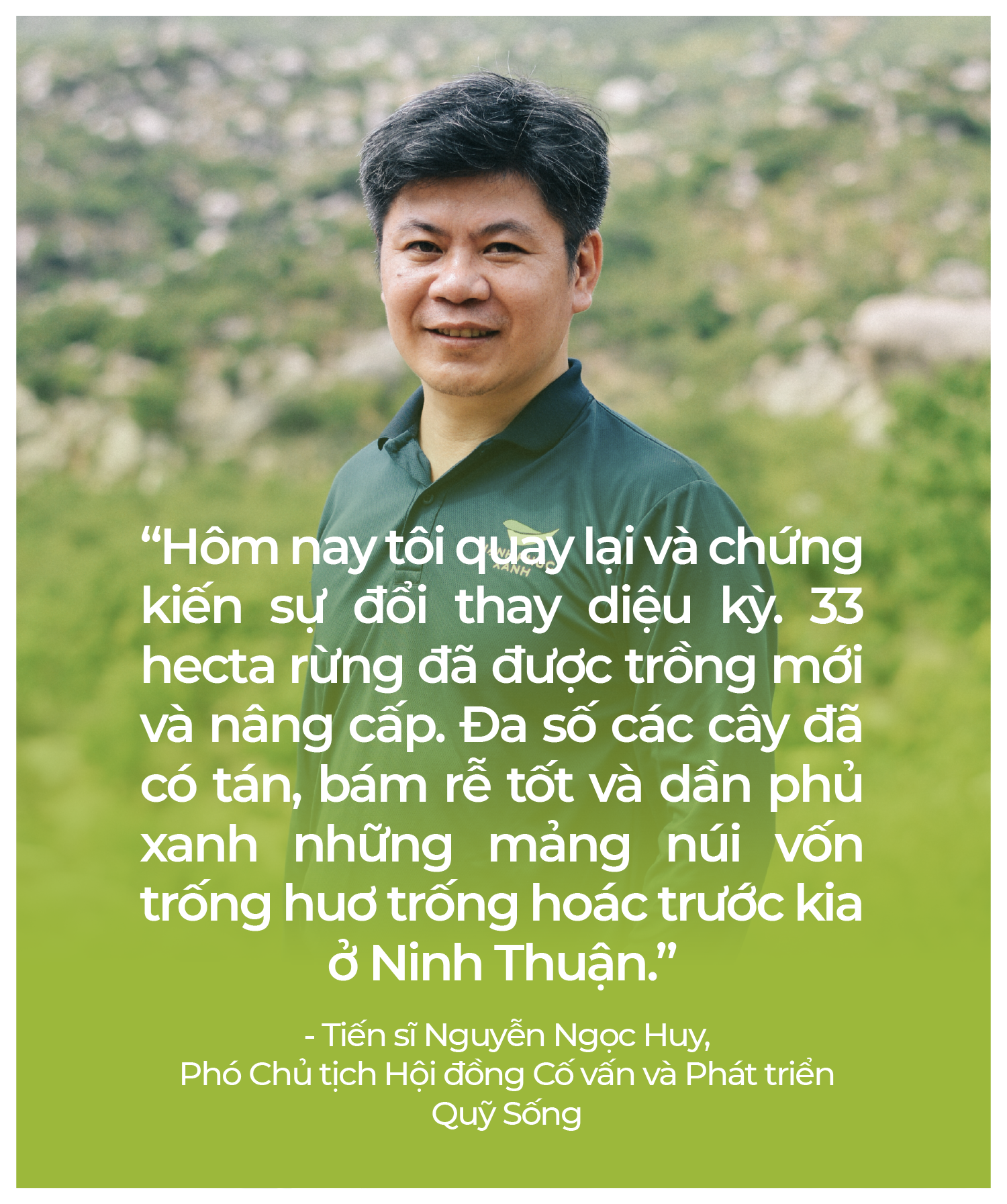 Tiến sĩ Nguyễn Ngọc Huy, Phó Chủ tịch Hội đồng Cố vấn và Phát triển